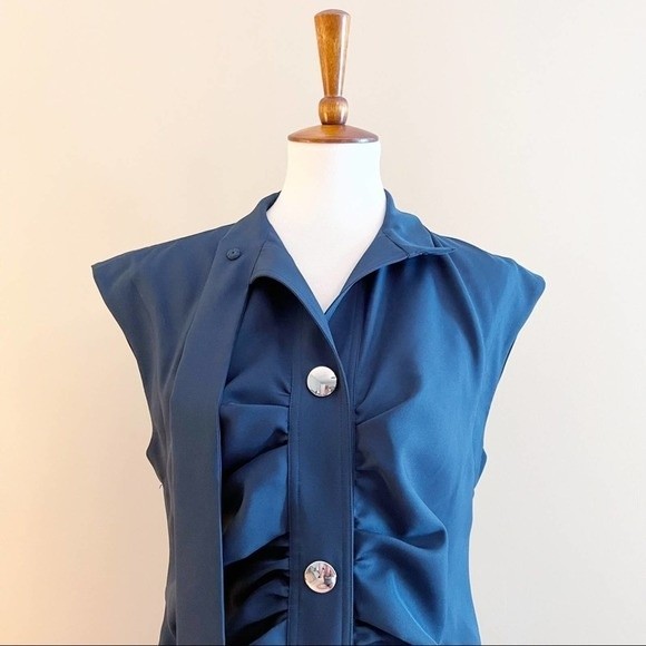 MARNI Technical Garbadine Snap Front Dress Medium - Picture 10 of 12